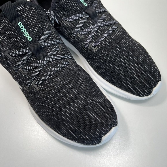 adidas Women's Cloudfoam Pure Running Shoe Black/Grey/Grey Size 10 - Picture 7 of 9